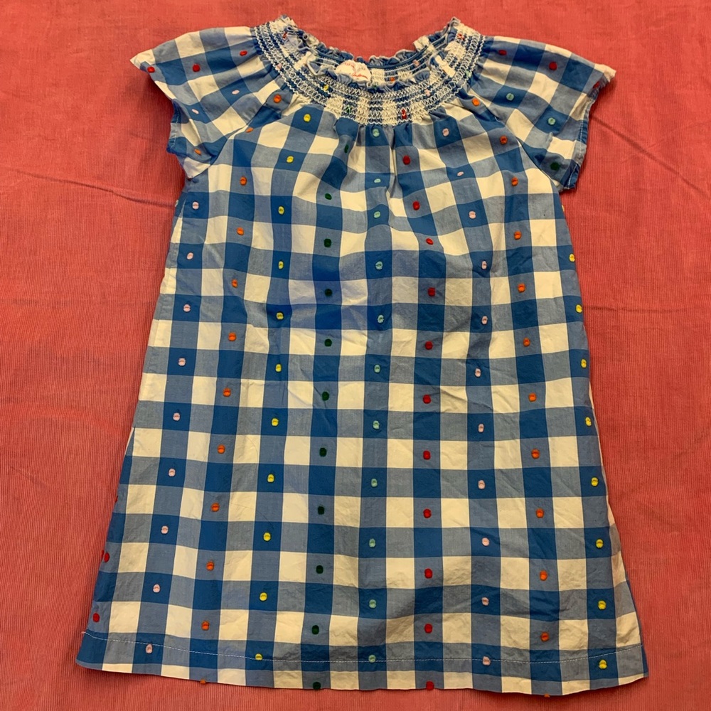 Hanna Andersson short sleeve, cotton, fully lined dress